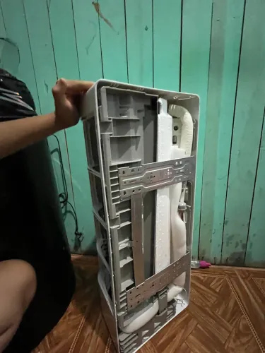 Parte da frete do ar-condicionado