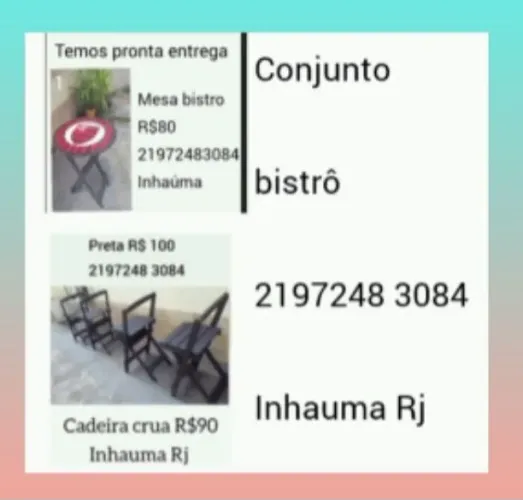 Cadeira bistrô 