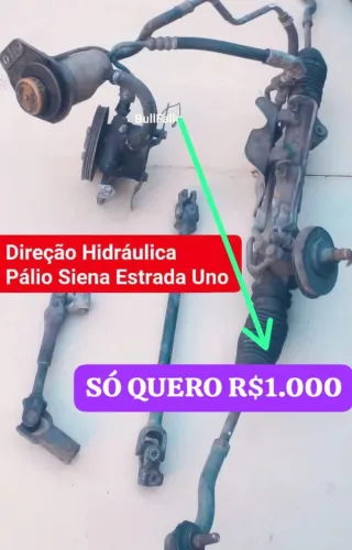 Direção Hidráulica Uno / Palio Siena Estrada G1/  Campos dos Goytacazes Rj 