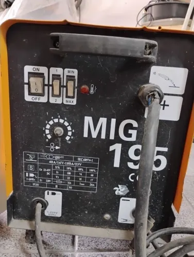 Máquina de Solda MIG 195 - Monofásica 220V (Com ou Sem Gás)