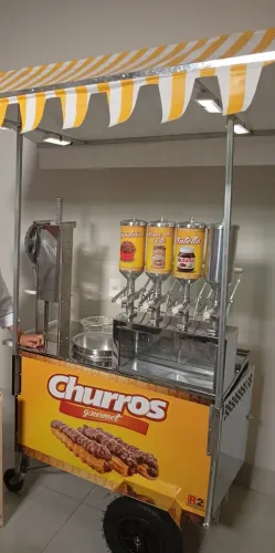 Carrinho de churros completo