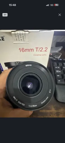 Lente cine meike 16mm
