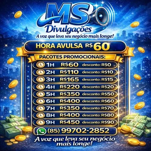 Carro de som Ms divulgações