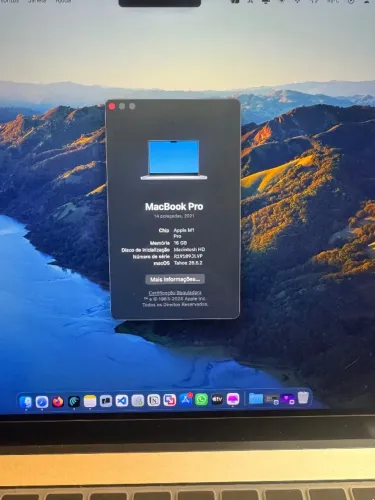 MacBook Pro M1 Pro 14 polegadas