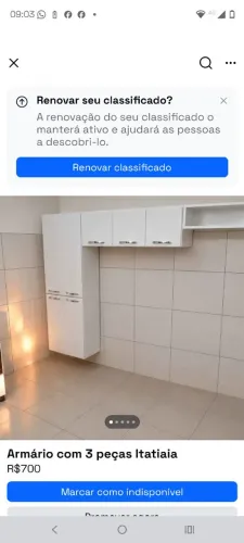 Armários de aço 3 peças( entrego sem taxa)