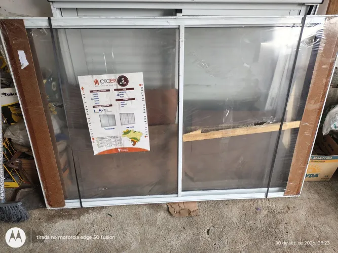 Janela de correr 2 folhas 100x150