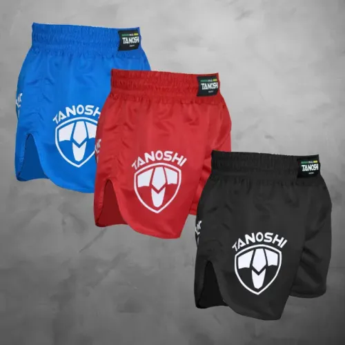 Short de Muay Thai HTX Tanoshi - Leve, Resistente e Alta Mobilidade