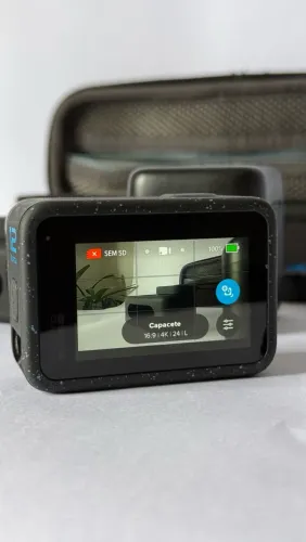 GoPro Hero 12 Black + Kit Completo | 3 Baterias, cartão 128GB e Acessórios