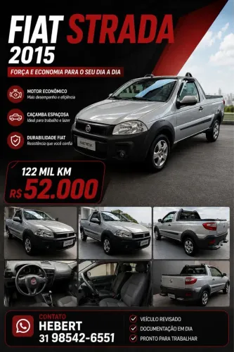 Fiat Strada Working 1.4 MPI Fire Flex 8V CS 2015