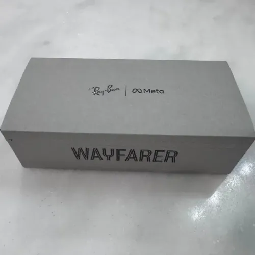 Óculos Ray-Ban Meta WAYFARER Gen1 com Lentes de transição | Tamalho M Preto | Novo Lacrado
