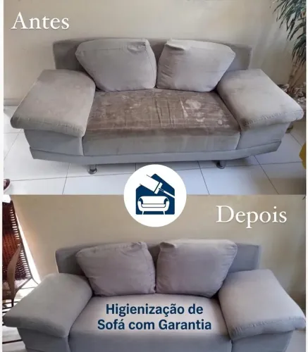 Higienização de sofá todo rj