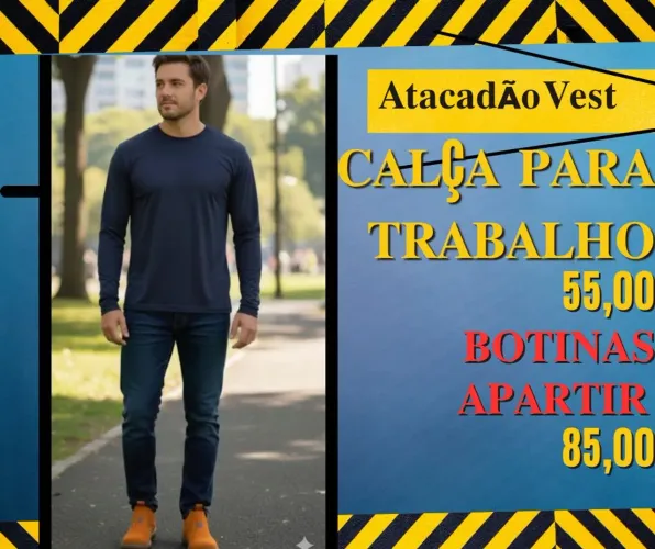 CALÇA PARA TRABALHO DO 38 AO 56