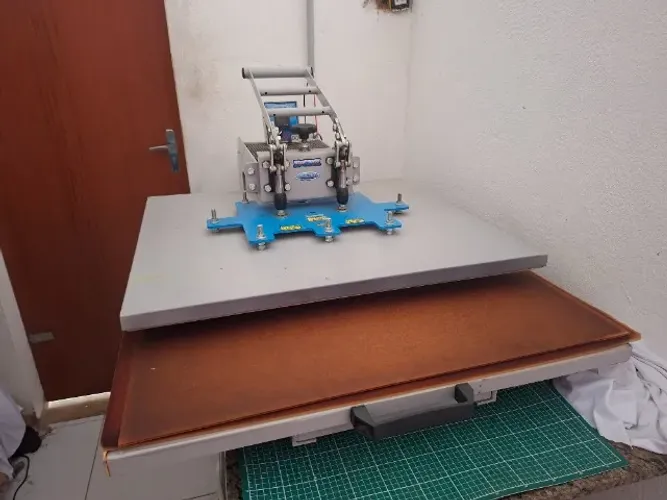 Prensa térmica profissional 85x75 de gaveta bandeja deslizante
