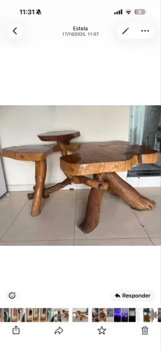 Mesa madeira maciça
