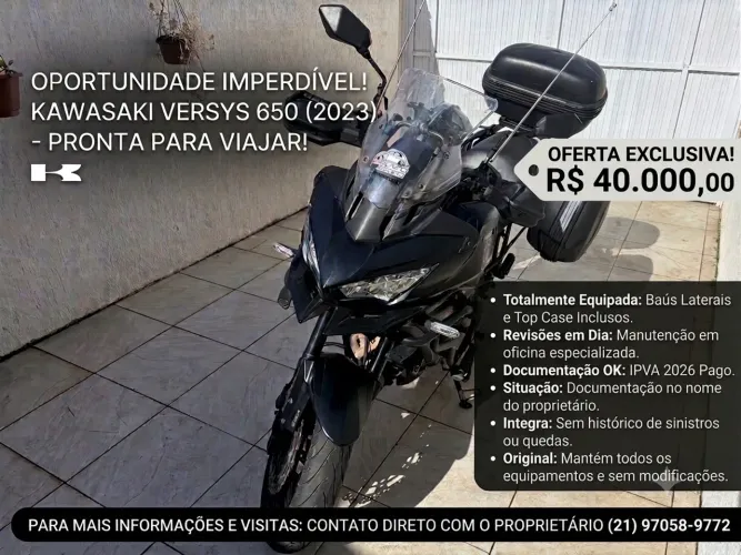 Versys 650 Impecável