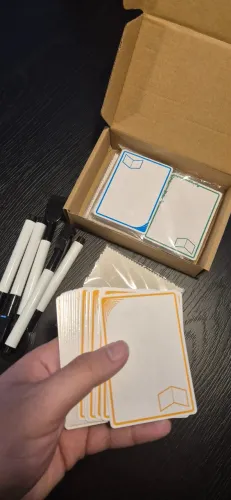 Kit completo Magic the Gathering - 90 cartas de fichas reutilizáveis, MUITO legal!