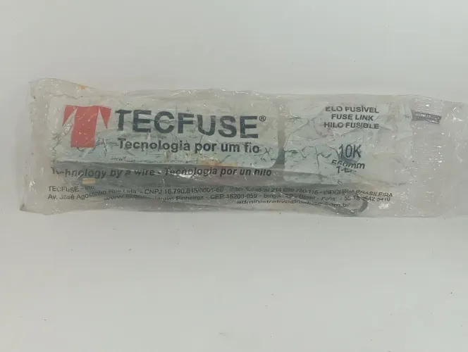 Elo Fusível Tecfuse 10K 550mm - Novo Lacrado - Fusível Média Tensão