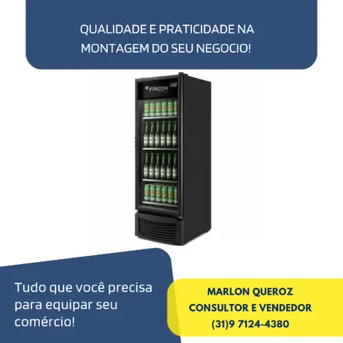 Cervejeira 560L Fricon Full Black
