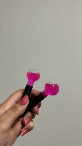VENDO ESFERAS DE VIDRO PARA MASSAGEM FACIAL  paguei 35 vendo por 20$