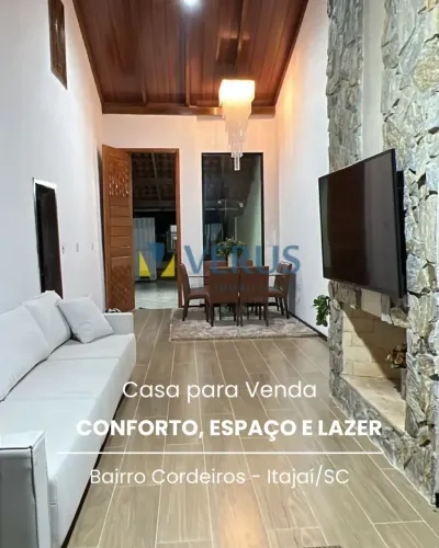 CASA À VENDA CONFORTO, ESPAÇO E LAZER