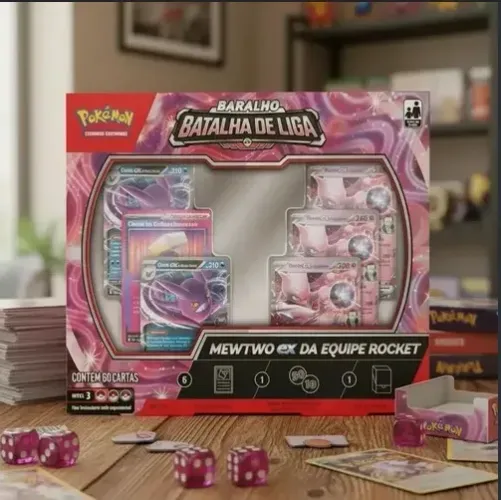 Dois Decks pokemon MewTwo e Charizard