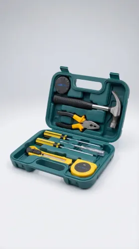 Kit Ferramentas Completo 8 Peças com Maleta - Ideal para Casa