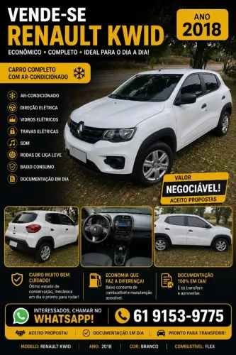 Renault Kwid Zen 1.0 Flex 12V 5P Mec. 2018