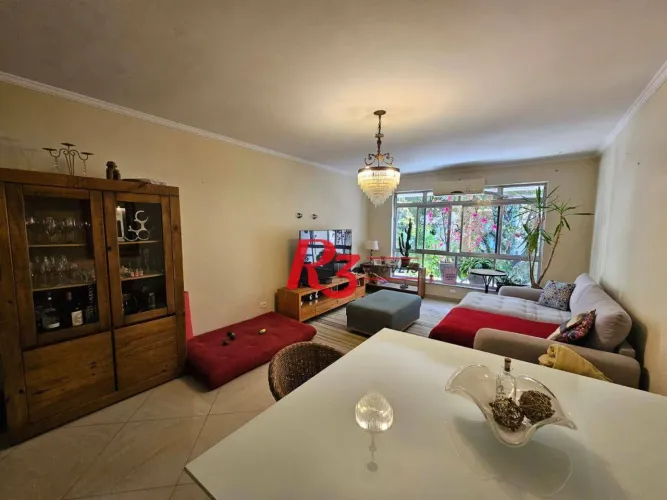 Apartamento com 3 dormitórios para alugar, 149 m² por R$ 8.277,00/mês - Ponta da Praia - S