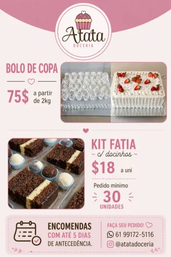 Bolo para sua festa ou evento.