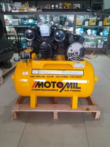 COMPRESSOR AIR POWER CMV-10PL/100 MONOFÁSICO 127/220V - MOTOMIL