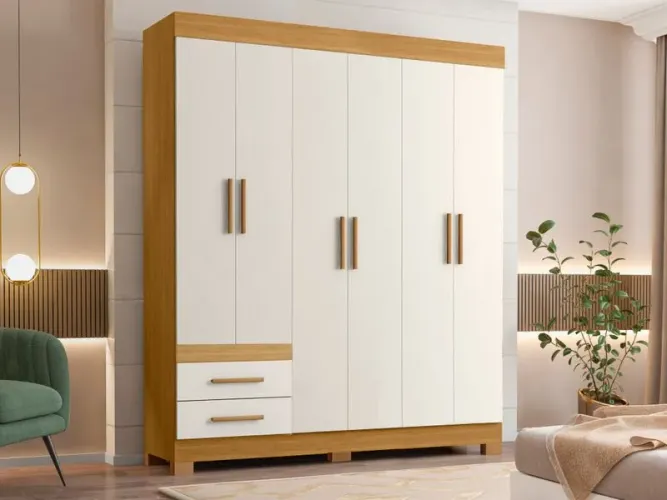 Guarda roupa solteiro 6 portas New recife novo a pronta entrega 
