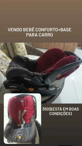 Bebê conforto+base para carro