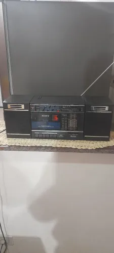 Rádio Sony FM/SW/7 Band Stereo Cassete -Corder CFS-3000S
