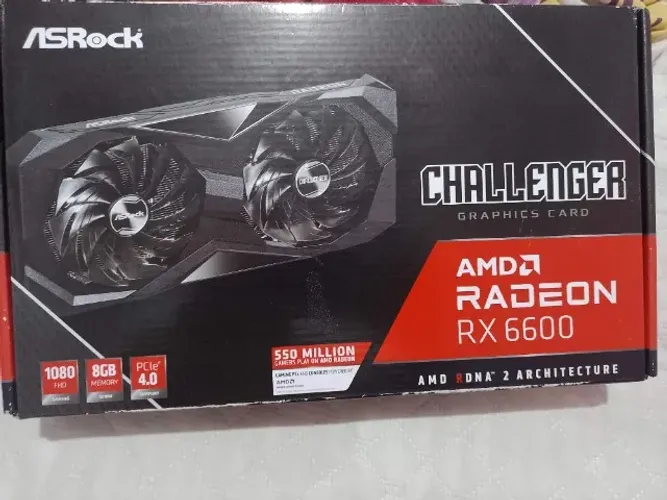 PLACA DE VIDEO RX 6600 ASROCK 8GB