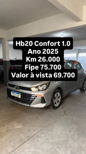 Hyundai HB20 Comfort Plus 1.0 Flex 12V Mec. 2025