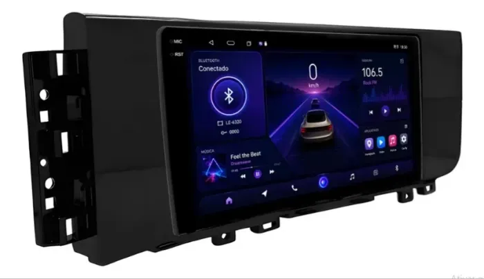 Central Multimídia Android 9 Pol. Carplay e A. Auto Creta PCD 2026 a 2027
