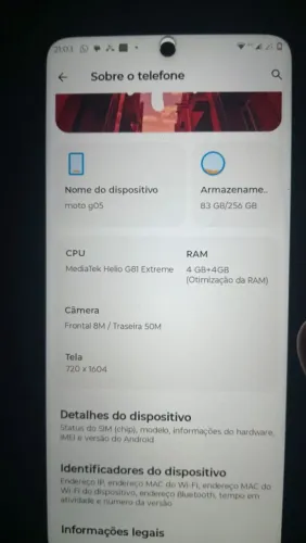 Moto g 05