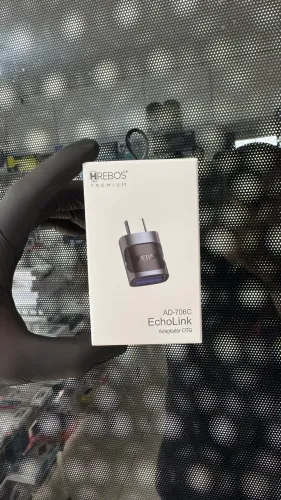 Adaptador Otg Usb Fêmea Para Tipo-c Macho Hrebos Ad-706c Premium