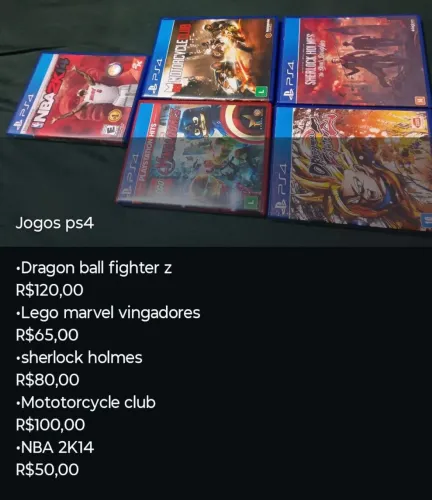 Jogos playstation 4