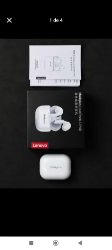 Fone de ouvido Lenovo original
