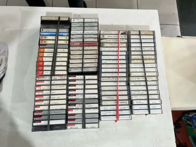 Lote de 88 Fitas Cassetes Variadas Gravadas