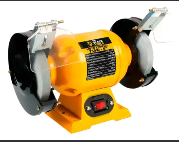 Moto Esmeril Bancada Profissional Bivolt 735w 6 Pol