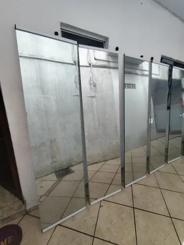 Vidro 10 milímetros espelhado