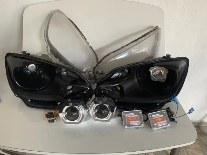 Par Farol Up 2016/2017 Xenon Tuning Angel Eyes Montar Volkswagen 