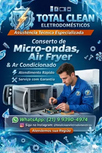 CONSERTO DE AIR FRYER E MICROONDAS 