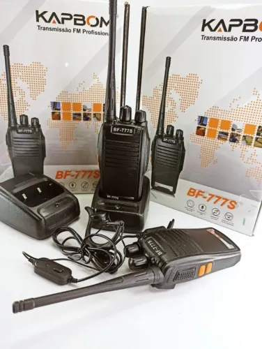 kit de rádio comunicador Walkie Talkie BF-777S