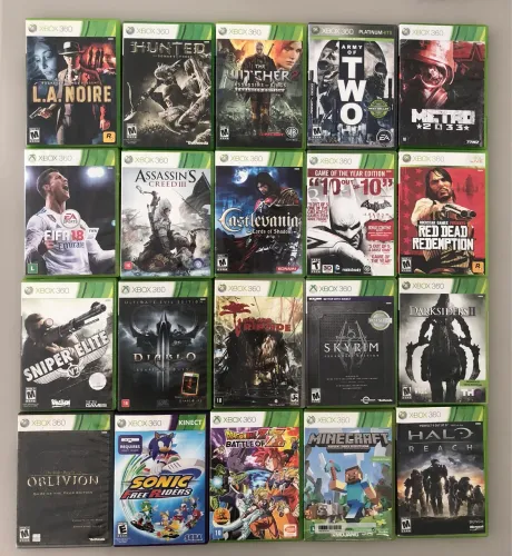 Jogos de Xbox 360 a partir de 50,00