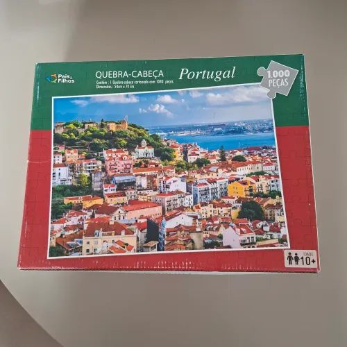 Quebra cabeça 1000 peças Portugal País e Filhos