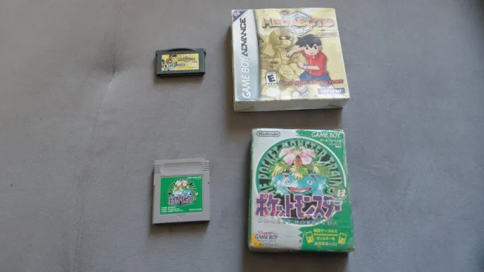 Medabots metabee e pokémon Green originais game boy