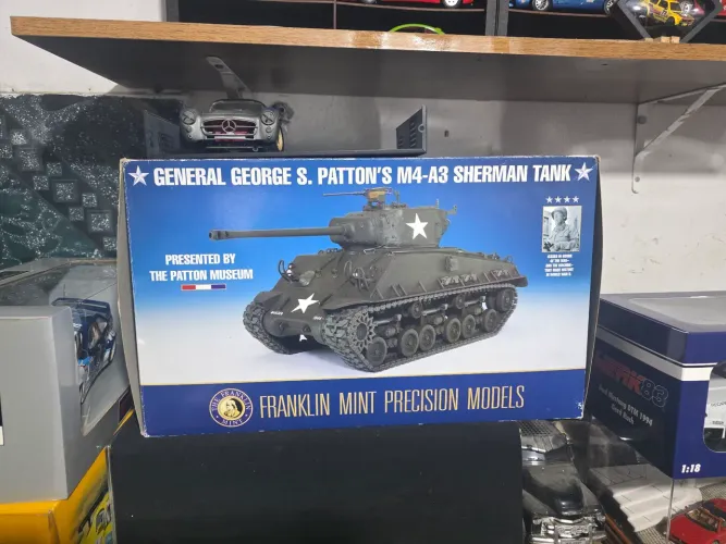 Miniatura 1:24 ultra rara tanque de guerra franklin mint precision models rarissimo